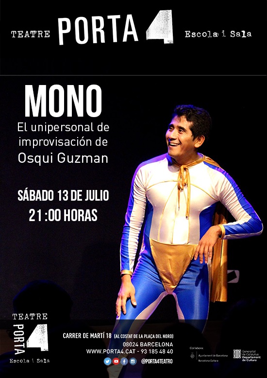 MONO EL UNIPERSONAL DE IMPROVISACION DE OSQUI GUZMAN