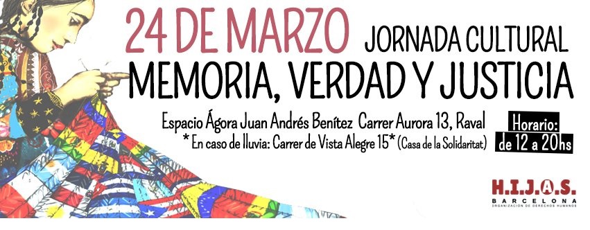 24 DE MARZO ACTIVIDADES EN BARCELONA Y CATALUNYA
