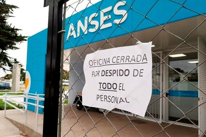 CIERRAN OFICINAS DE ANSES POR DESPIDO DE TODO EL PERSONAL CONVENIOS INTERNACIONALES DA TURNOS CON CU