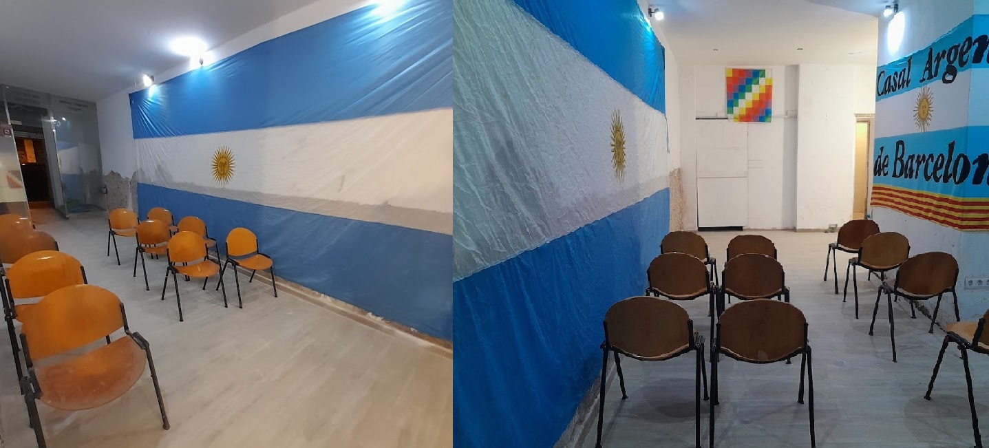 NUEVO LOCAL DEL CASAL ARGENTINO DE BARCELONA PORRR FIIIIIN