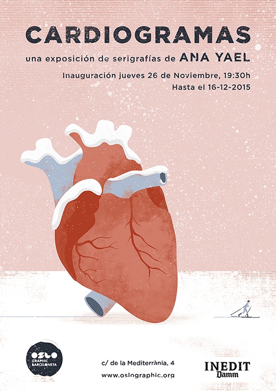 CARDIOGRAMAS, EXPOSICIN DE SERIGRAFAS DE ANA YAEL!