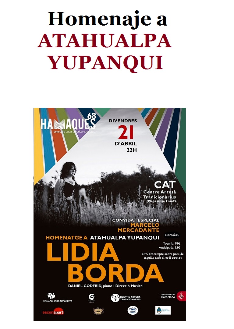 LIDIA BORDA POR PRIMERA VEZ EN BARCELONA  CANTANTE ARGENTINA UNA DE LAS MEJORES VOCES