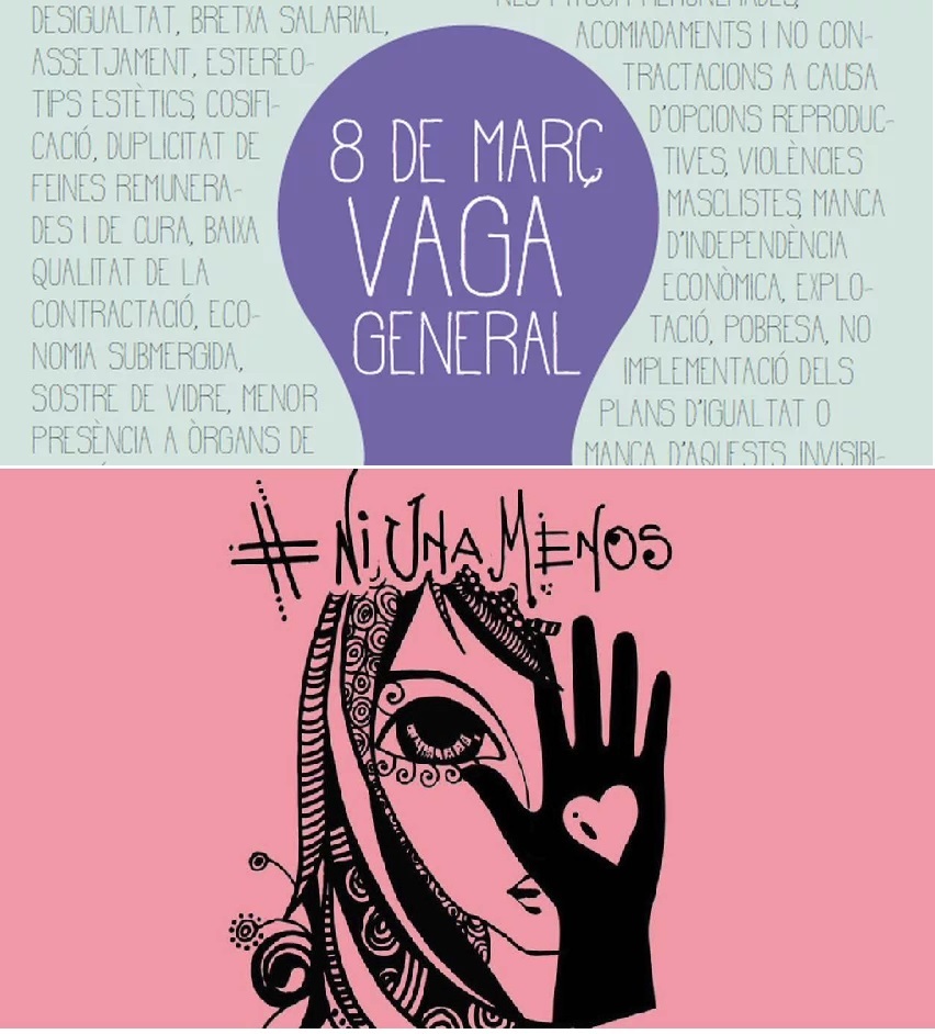 APOYO A LA HUELGA FEMINISTA INTERNACIONAL DEL OCHO DE